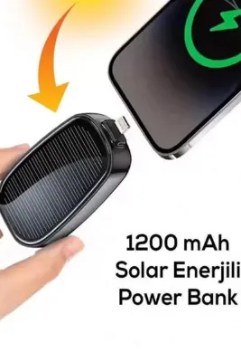 CİYU TİCARET Güneş enerjili power bank solar enerjili power bank taşınabilir kesintisiz şarj
