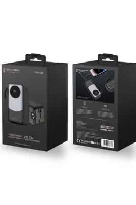 peltech POWERBANK 40000 MAH HIZLI FAST ŞARJ KABLOLU