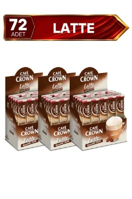Cafe Crown 72 Adet Latte 17g ( 3 Kutu x 24 Adet )