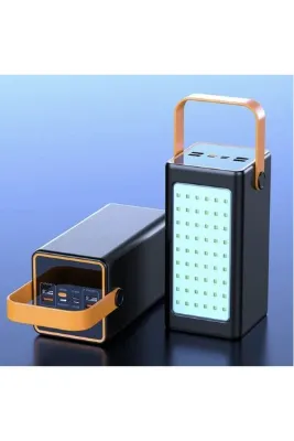 Enshall 70.000 Mah Led Aydınlatmalı Taşıma Askı Hızlı Şarj 22,5w Powerbank 4xusb Micro,lıghtnıng,typc Giriş