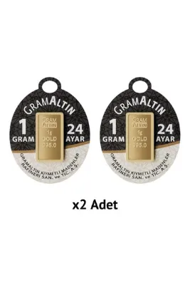 İar 1 gr 24 Ayar VEYA NADİR GOLD Gram Altın 2 Adet