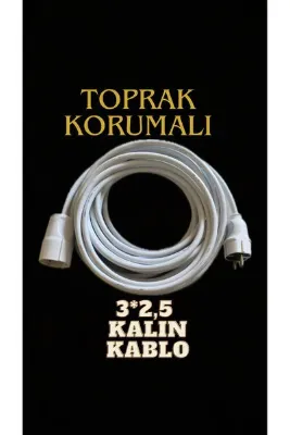 bilgi enerji 10 MT TEKLİ SEYYAR UZATMA KABLOSU 3*2.5 CCA