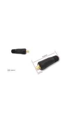 Trafimet CX0020 10-25 mm² Kaynak Kablo Soketi Kauçuk Erkek İtalyan