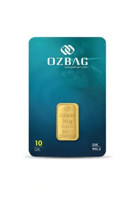 Topaloğlu 10 Gram 24 Ayar 995 Külçe Altın – Sertifikalı