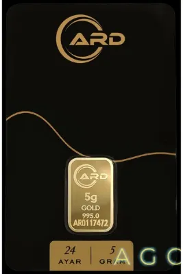 ARD Agr Gold 5 Gr 24 Ayar Külçe Altın 995