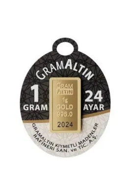 R.K REYYAN KUYUMCULUK 1 Gram Gramlık 24 Ayar Has Altın