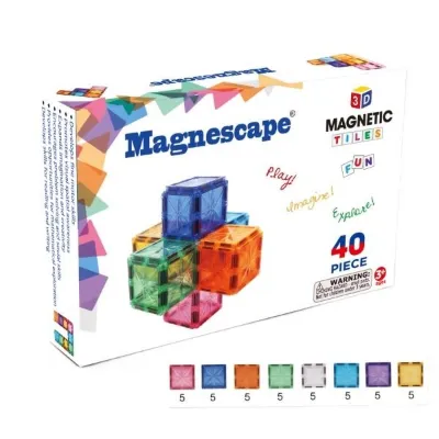 Magnescape Magnetic Tiles 40 Parça