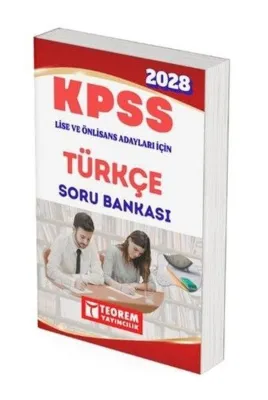 2028 KPSS Lise - Önlisans Adayları İçin Türkçe Soru Bankası