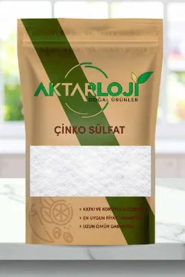 aktarloji 100 Gr Çinko Sülfat / Çinko Tuzu / Çinko Gübresi / Suda Erir