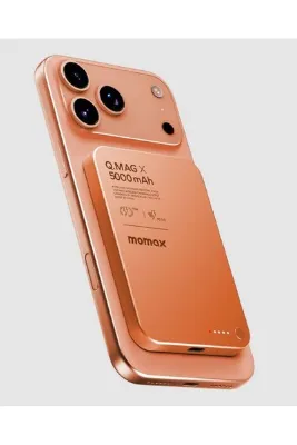 Momax Q.Mag X 5000mAh wireless battery pack (Orange)
