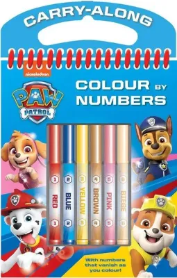 Paw Patrol Colour By Numbers Set