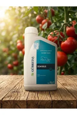GÜBRETAŞ SEARIUS Deniz Yosunu İçeren Sıvı Organik Gübre - 1 Litre (Kök Geliştirici, Çiçeklendirici ve Stres Kalkanı)
