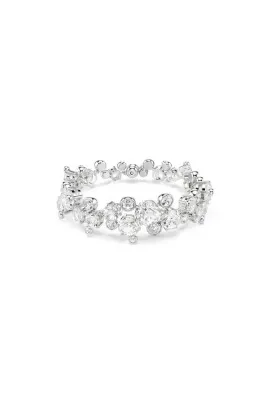 Swarovski Constella Bileklik, Karışık kesimler, Beyaz, Rodyum kaplama