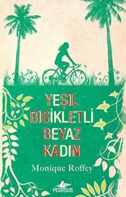 YEŞİL BİSİKLETLİ BEYAZ KADIN