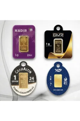 JEWELAi 1 Gram Külçe Altın 995 Saflık Sertifikalı