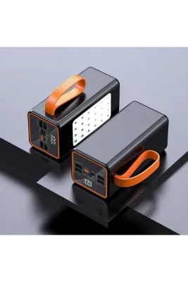 EN SİGA 50.000mah Hızlı Şarj Powerbank Led Ekran Göstergeli Işıklı Batarya Şarj Aleti