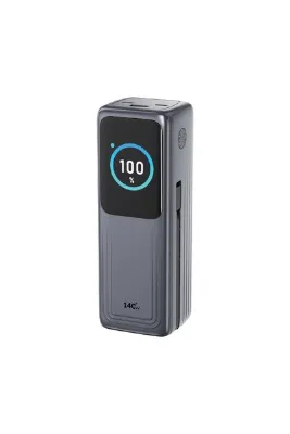 ZUIDID FP34 140W 30.000mAh Akıllı Ekranlı Hızlı Şarj Powerbank 2xUSB-C & Dahili Kablo 4 Cihaz Şarj