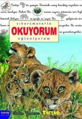 Çıkartmalarla Okuyorum Eğleniyorum - Aslan Yavrusu Tortop