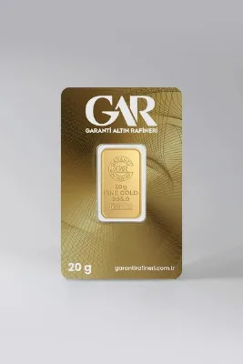 GAR 24 Ayar 20 Gram Külçe Altın