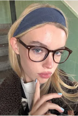 Eyesofia Clubmaster Unisex Kahverengi Çerçeveli Vintage Oval Ultra Hafif Blue Block Mavi Işık Filtreli Ekran Gözlüğü