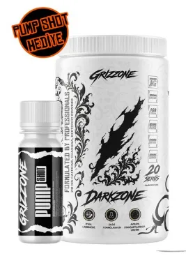 GRIZZONE Pre Workout | Darkzone 400 Gr + Pump Shot Hediyeli