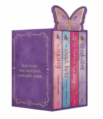 İlk Aşk Serisi Kenar Boyamalı Kutulu Set