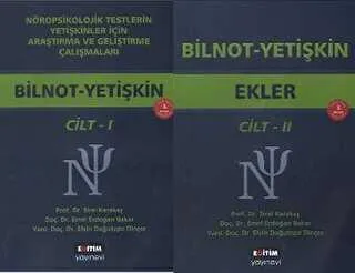 Bilnot - Yetişkin 2 Cilt Takım