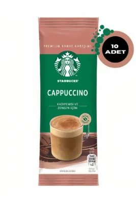 Starbucks Cappuccino Premium Kahve Karışımı 14 Gr X 10 Adet