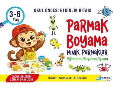 Parmak Boyama - Minik Parmaklar - Eğlenceli Boyama Oyunu 3 - 6 Yaş