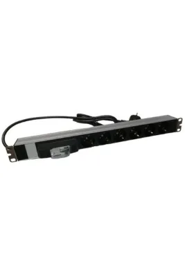 SCSPAZAR 6'lı Kabinet Grup Prizi 19" 1u Pdu- 16a Legrand Sigortalı 0001