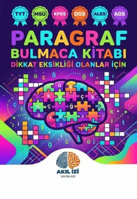 Paragraf Bulmaca Kitabı - Dikkat Eksikliği Olanlar İçin