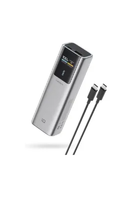 Cuktech 10 Powerbank 10000 mAh 150 W PD3.1 Hızlı Şarj | 2 Port Kompakt | Laptop, iPhone, Samsung Uy