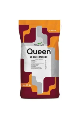 NOVALAB QUEEN 20 10 20 + (12so3)+me Npk Gübre / Suda Çözünür Damlama Gübresi 25 Kg