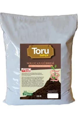 torubahce Solucan Gübresi 40 Lt (20 Kg)toprak Düzenleyici Solucan Gübresi