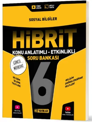 6. Sınıf Hibrit Sosyal Bilgiler Soru Bankası