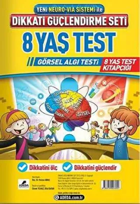 Adeda Yayınları Adeda DGS Dikkati Güçlendirme Seti 8 Yaş Test Görsel Algı Testi
